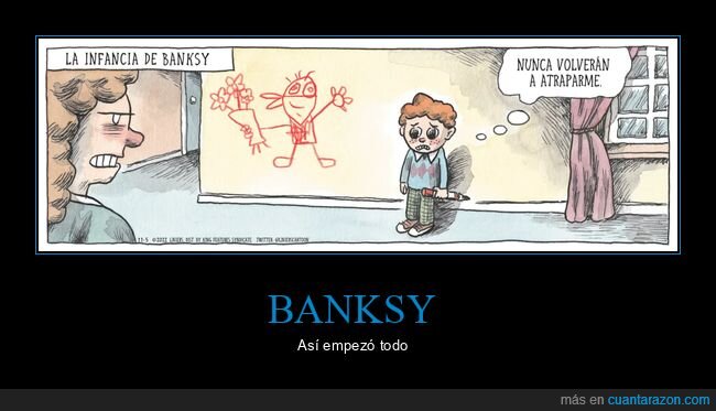 banksy,infancia