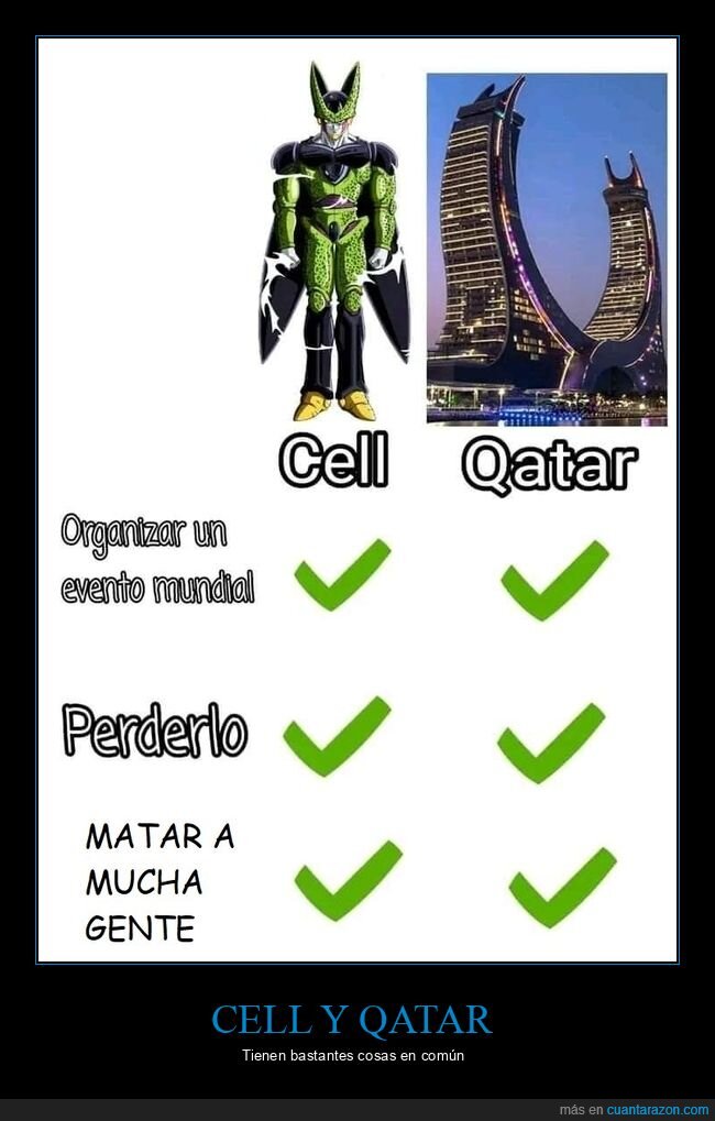 cell,qatar,dragon ball,en común