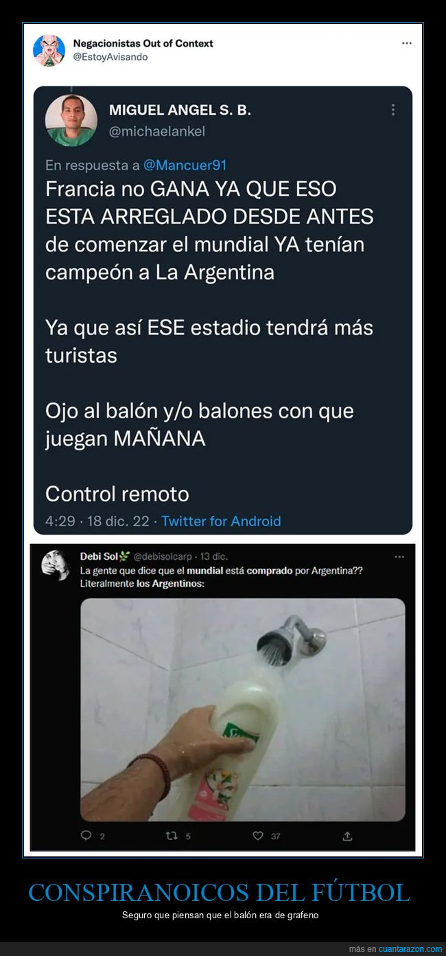 argentina,balón,conspiranoicos,control remoto,francia,mundial,qatar