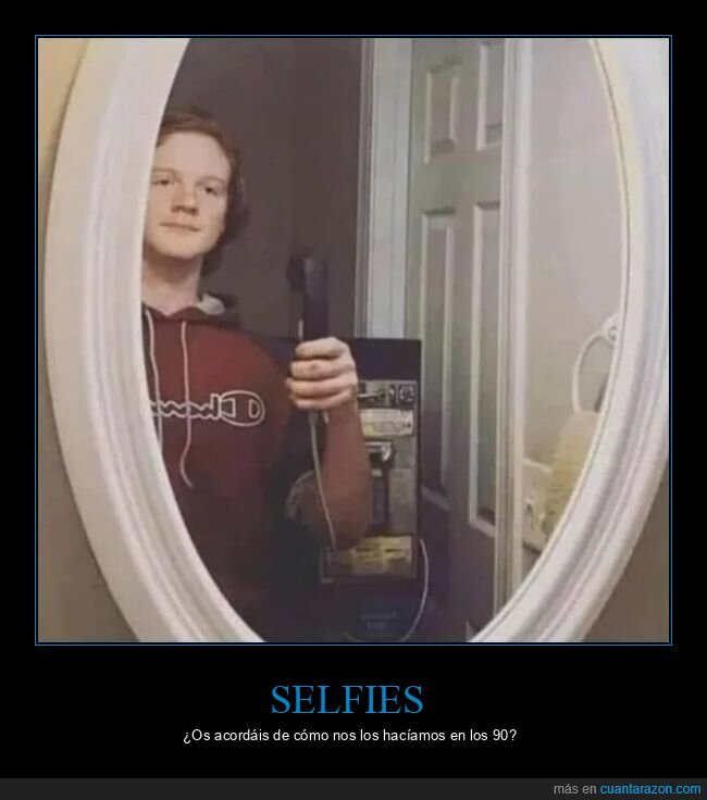 años 90,selfie,teléfono