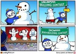 Enlace a Concurso de muñecos de nieve