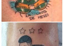 Enlace a Los peores tatuajes de argentinos conmemorando su victoria en el Mundial