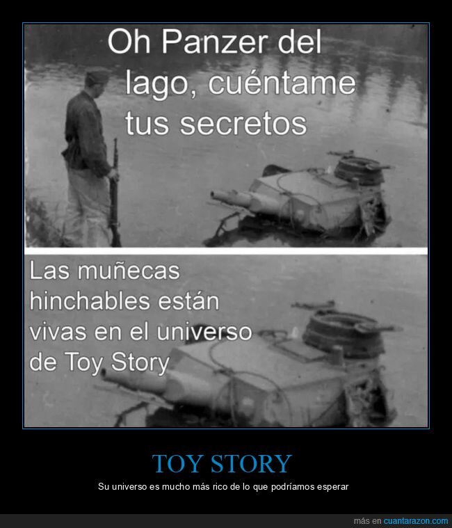 muñecas hinchables,panzer del lago,toy story