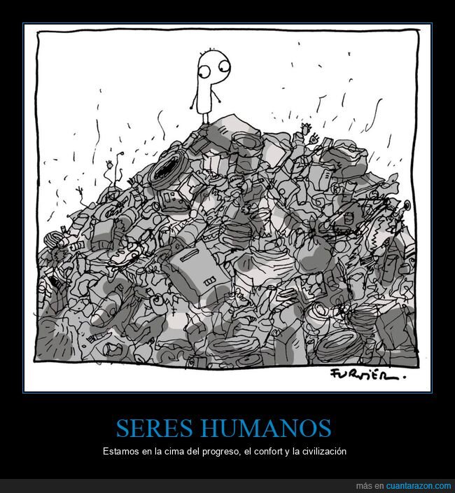 seres humanos,civilización,basura