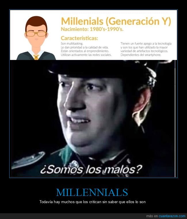 millennials,malos