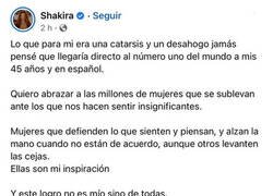 Enlace a Algunas respuestas a las declaraciones de Shakira
