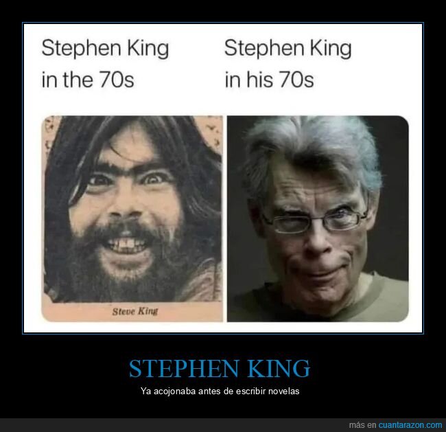 70 años,años 70,antes,después,stephen king