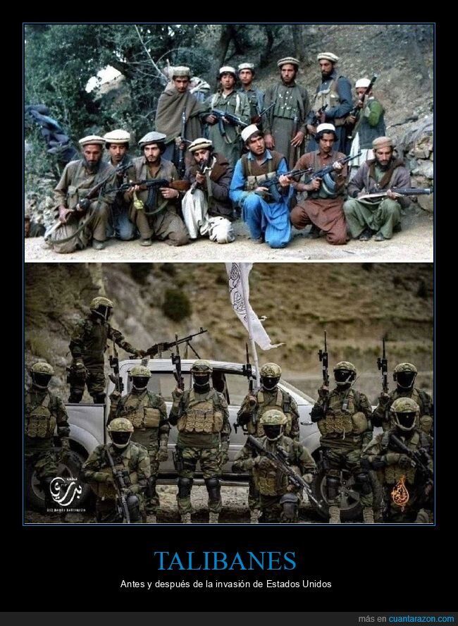 talibanes,antes,después,eeuu