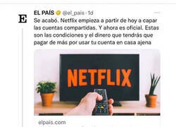 Enlace a Daño colateral por la nueva política de Netflix