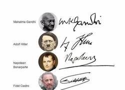 Enlace a Firmas de personajes históricos