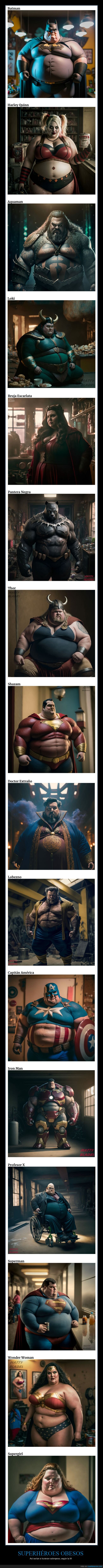 superhéroes,obesos,ia