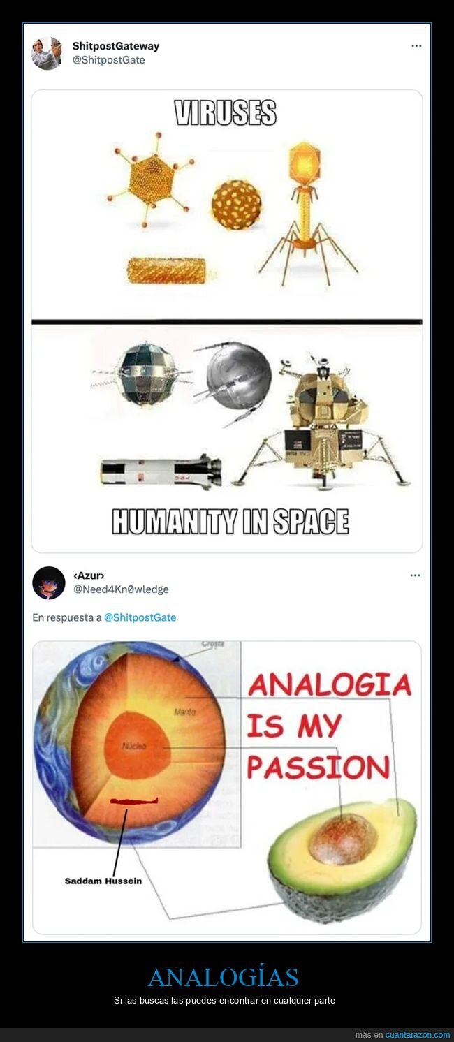 analogía,espacio,virus