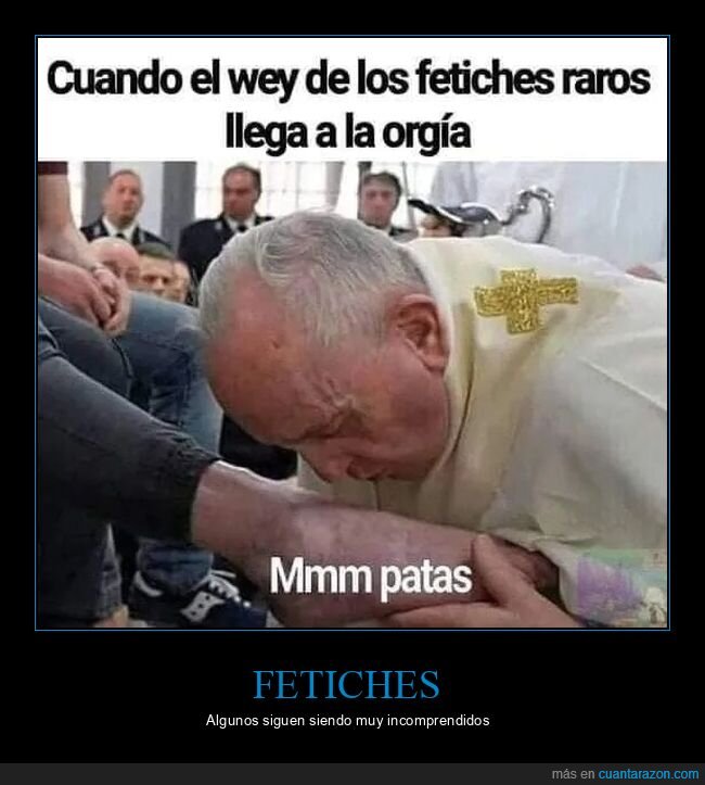 fetiches,papa,pies