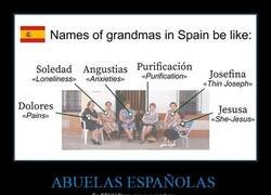 Enlace a Nombres de abuelas españolas en inglés