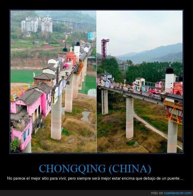 chongqing,china,casas,puente