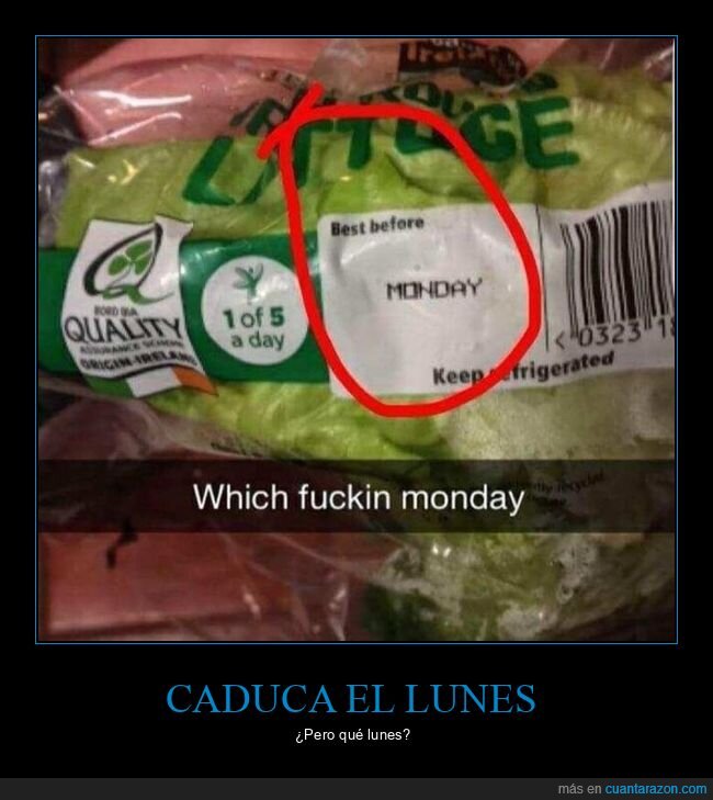 caducidad,lunes