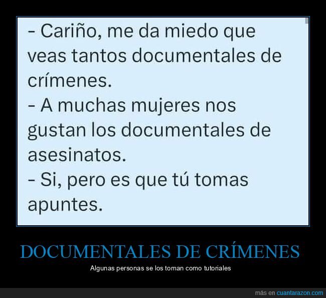 documentales,crímenes,apuntes