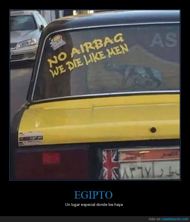 airbag,coches,egipto,morir,pegatina