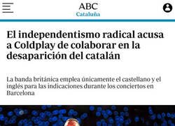 Enlace a Independentistas VS Coldplay