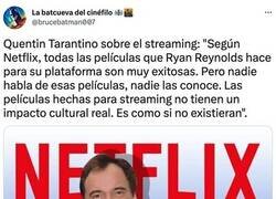 Enlace a Tarantino sobre las películas de streaming