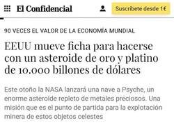 Enlace a Es asteroide más caro