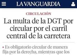 Enlace a Cuidado con el carril por el que circulas...