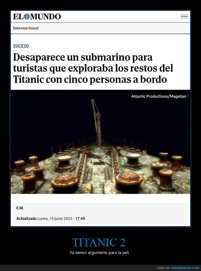 titanic,submarino,desaparecer