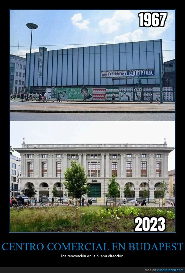 centro comercial,budapest,renovación