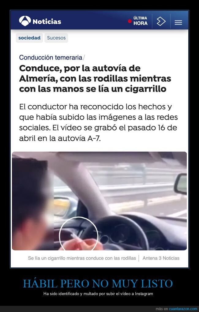 conducir,liar,cigarro