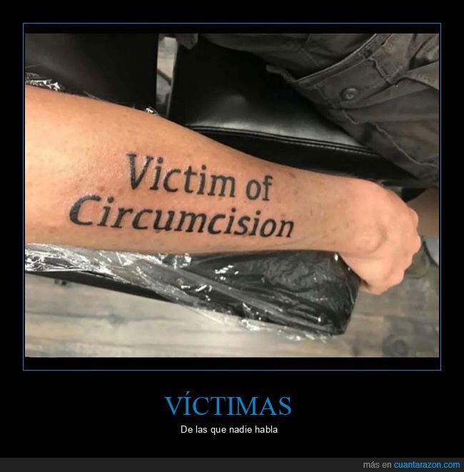 circuncisión,tattoo,víctima