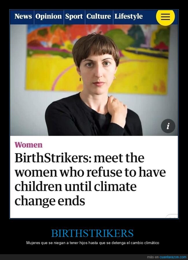 birthstrikers,hijos,cambio climático