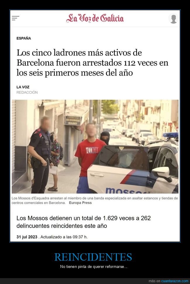 ladrones,barcelona.arrestados