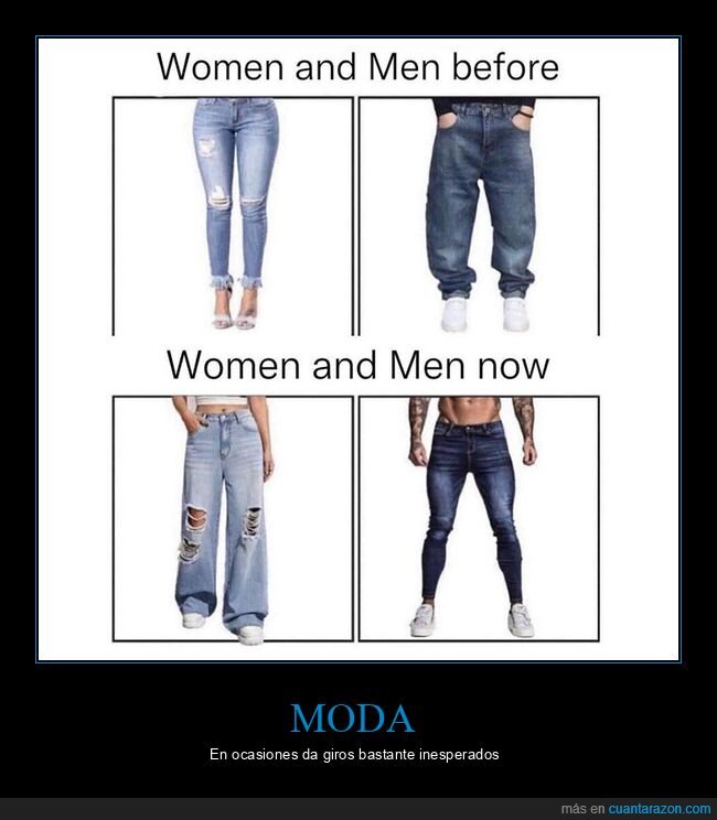 hombres,moda,mujeres,pantalones