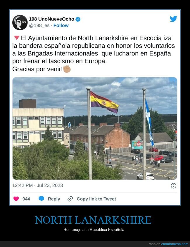 north lanarkshire,bandera,rupública,españa