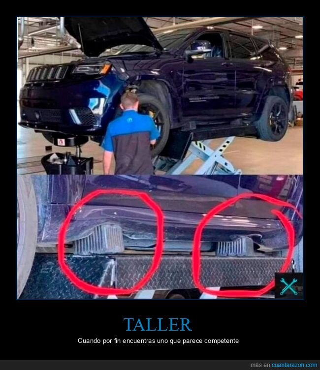 taller,coche,fails