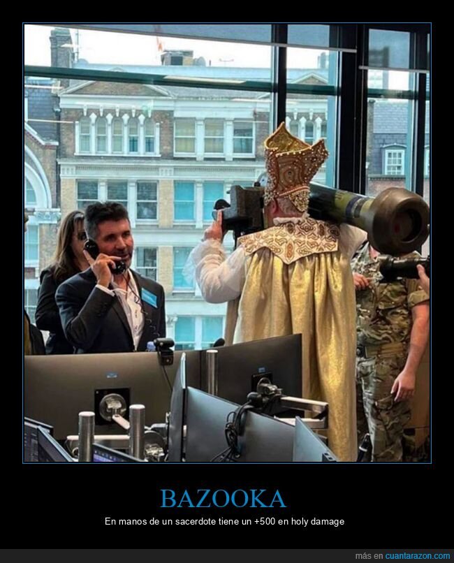 bazooka,sacerdote,wtf