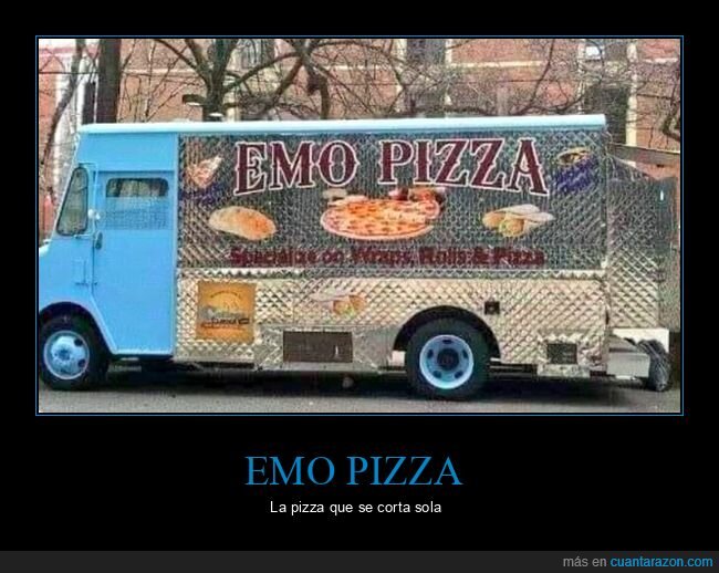 pizza,furgoneta,emo