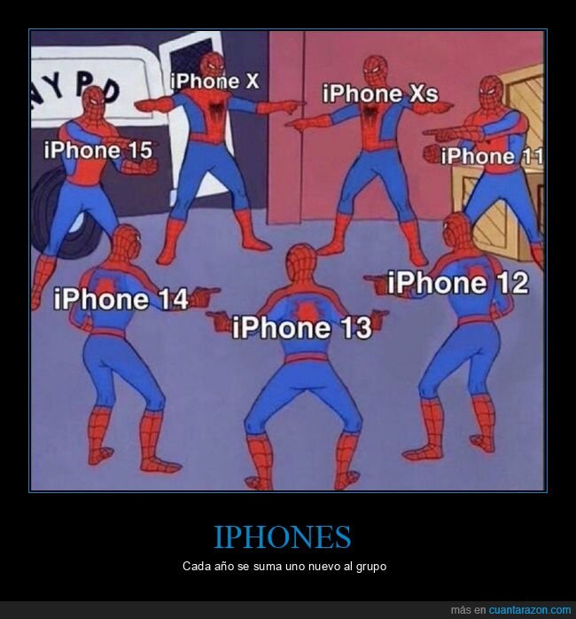 spiderman,iguales,meme,iphone