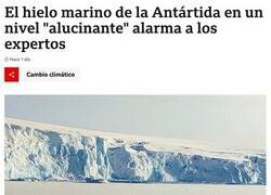 Enlace a El hielo de la Antártida está bajo mínimos...