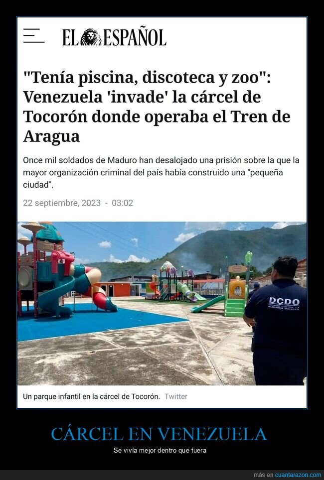cárcel,venezuela,piscina,discoteca,zoo