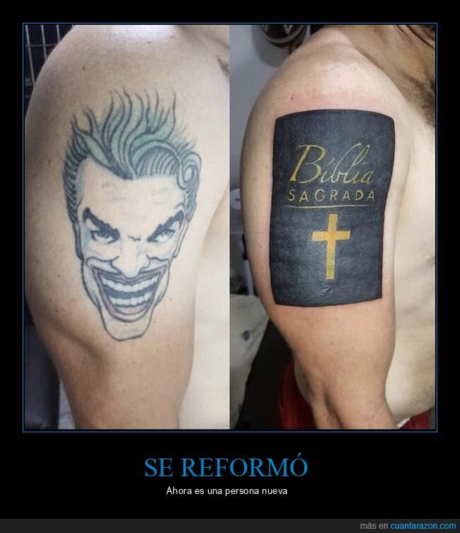 joker,biblia,tatuaje