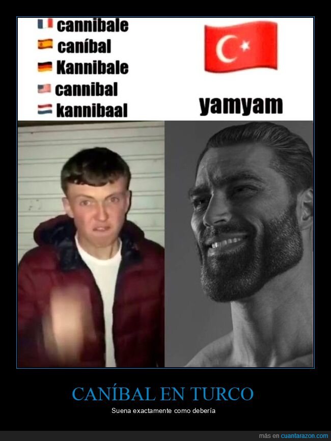 caníbal,turco,idiomas