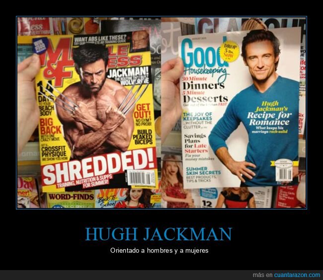 hombres,hugh jackman,mujeres,revistas