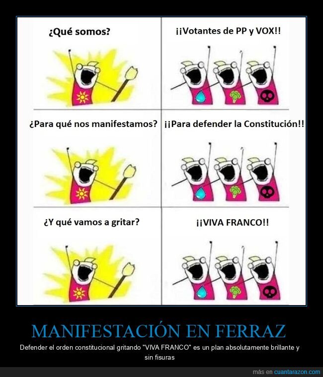 pp,vox,manifestación,constitución,franco