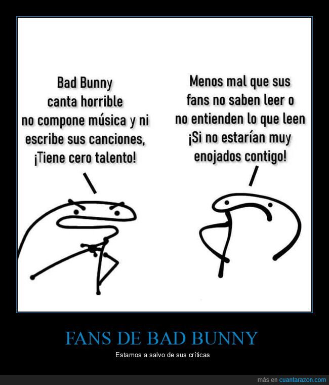 bad bunny,talento,fans,leer