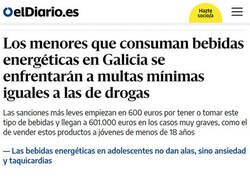 Enlace a Cuidado con las bebidas energéticas en Galicia...