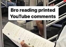 Enlace a Leyendo comentarios de youtube impresos
