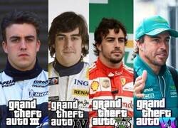 Enlace a Fernando Alonso a través del los GTA