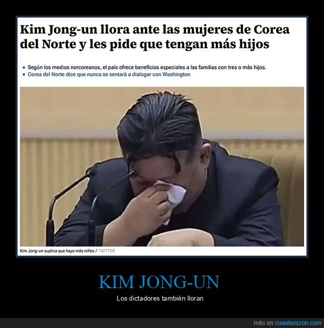 hijos,kim jong-un,llorando