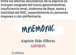 Enlace a Curiosidades sobre la aspirina o ácido acetilsalicílico